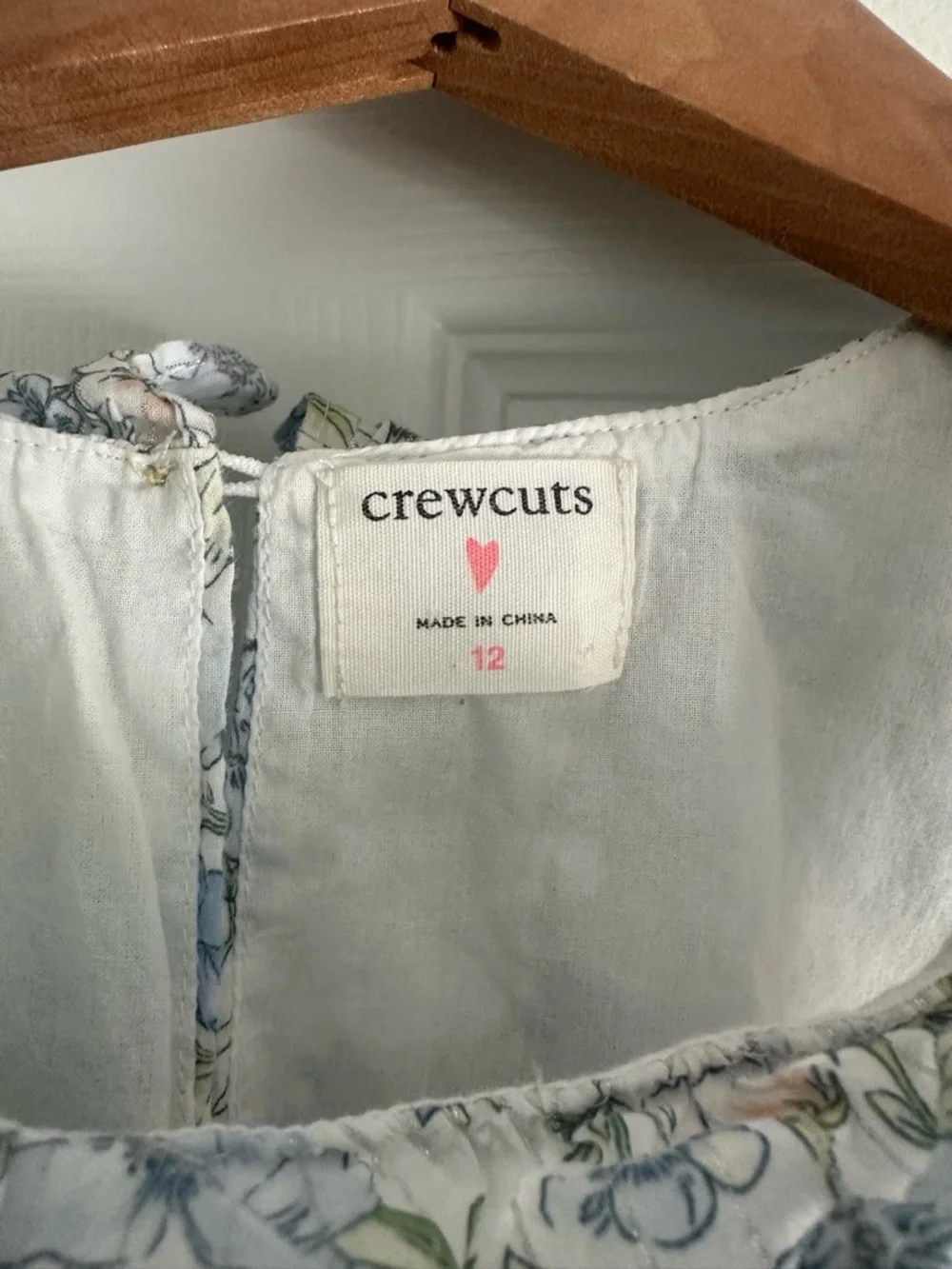 Crewcuts features ruffle